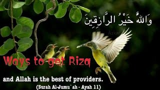 5 ways to increase your rizq @LearnIslam8371