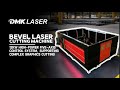 DMK 12KW High-Power Five-Axis Bevel Laser Cutting Machine | 30° &amp; 60° Bevel Cutting Demo #DMKlaser