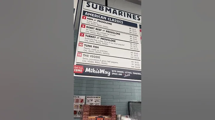 Menu for Butler