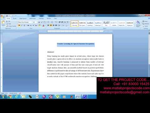 Transfer Learning for Speech Emotion Recognition