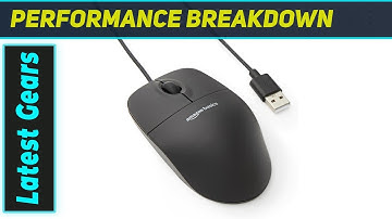 `Amazon Basics 3-Button USB Wired Mouse – Best Budget Everyday Mouse
