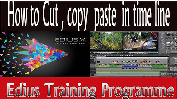 How to |COPY|PASTE|in edius timeline Edius trainings programme , |URDU|HINDI .