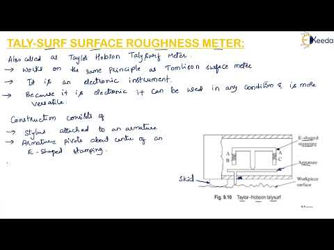 Taly Surf Surface Roughness Meter - Design of Gauge - Metrology and Quality Engineering thumbnail