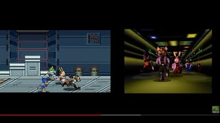 Star Fox 64 Intro - Retro version - Comparative