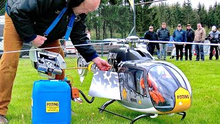 Amazing Ec-120 Eurocopter Rc Scale Model Turbine  Helicopter / Flight Demonstration !!!