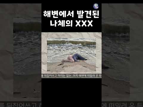   해변에서 발견된 나체의XX