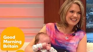 Charlotte Hawkins Introduces Baby Ella Rose | Good Morning Britain