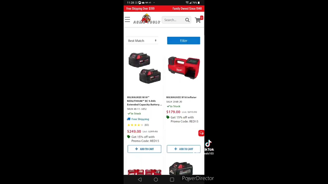 Milwaukee Flash Sale At Acme Tools Shorts