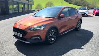 2020 Ford Focus Active X finished in Orange for sale at Castle Motors