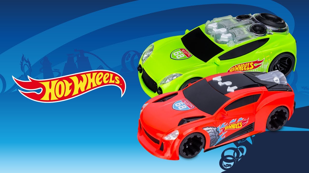 Carro Hot Wheels Turbo com Luz e Som Laranja Multikids - BR1431 -  lojamultikids