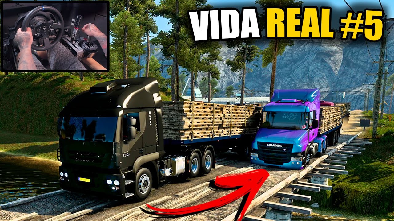 VIDA REAL #5 - FINALMENTE EM COMBOIO - E AGORA ? EURO TRUCK SIMULATOR 2