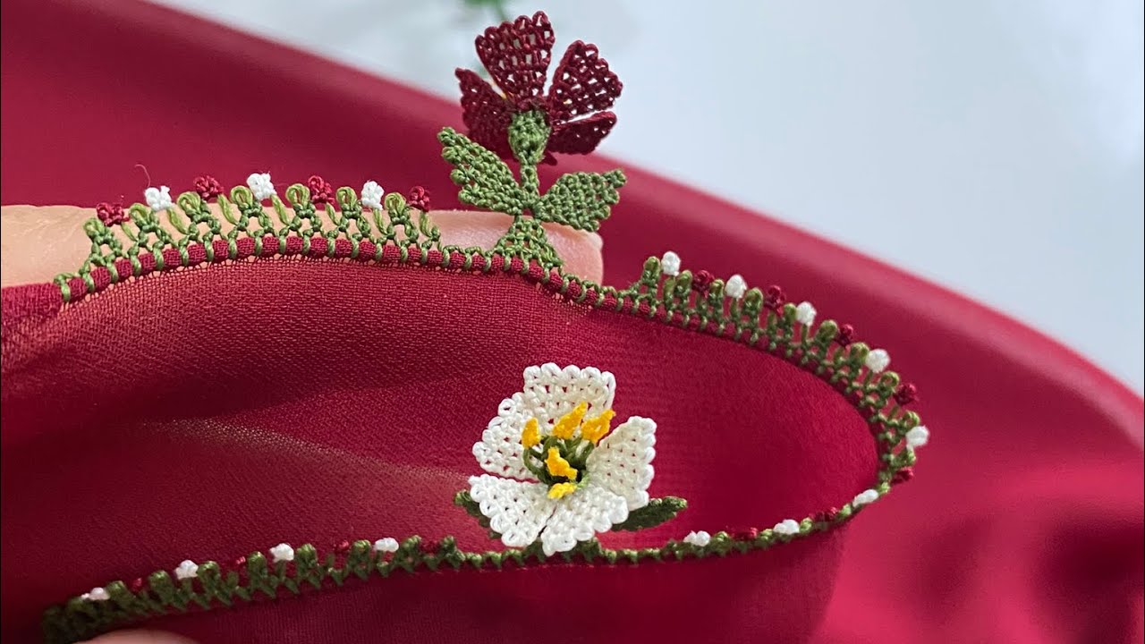 21 / ÜÇ BOYUTLU ÇITI PITI VİRAL İĞNE OYASI MODELI 2024 /NEEDLE LACE KNITTING