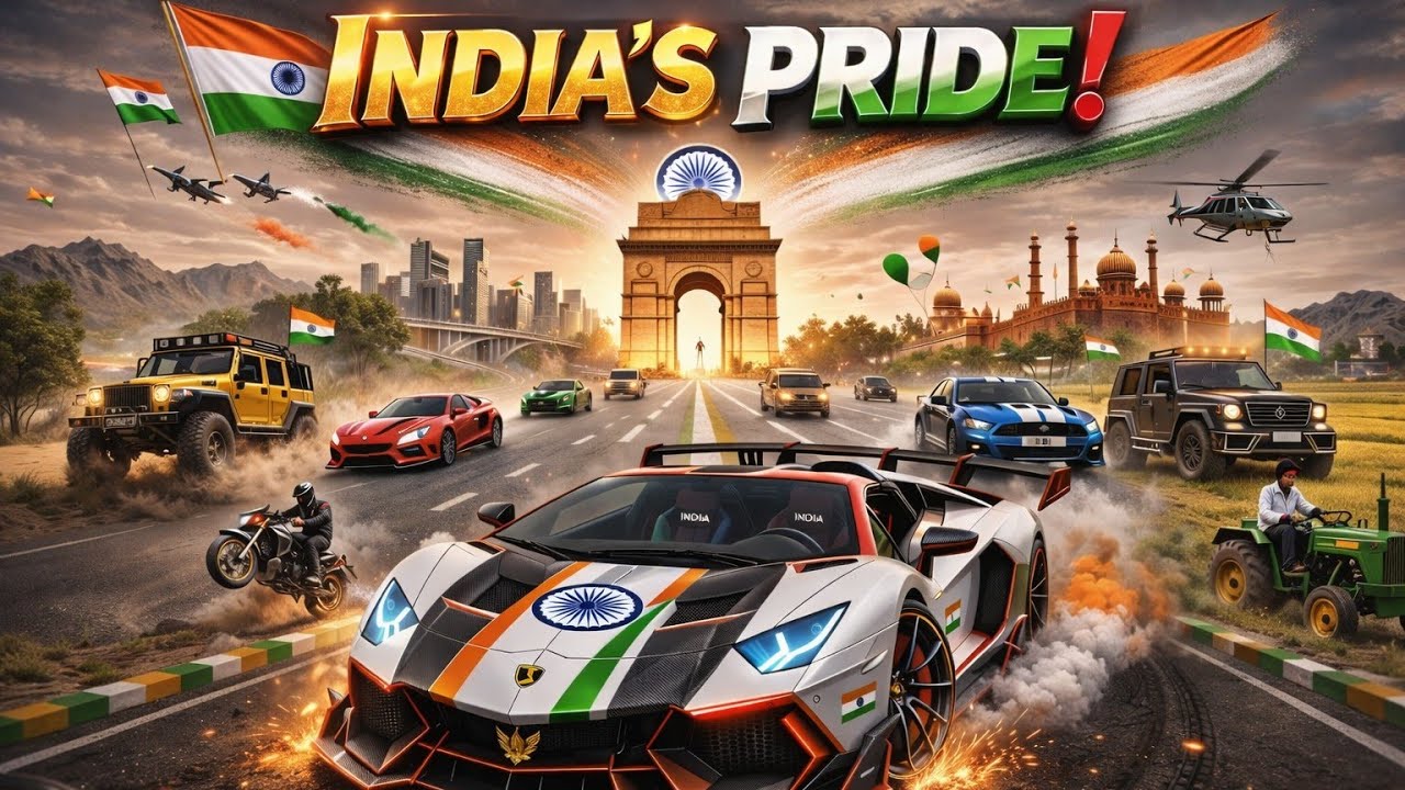 INDIA'S PRIDE! 🇮🇳 Mahindra Thar Power & Royal Entry 🔥