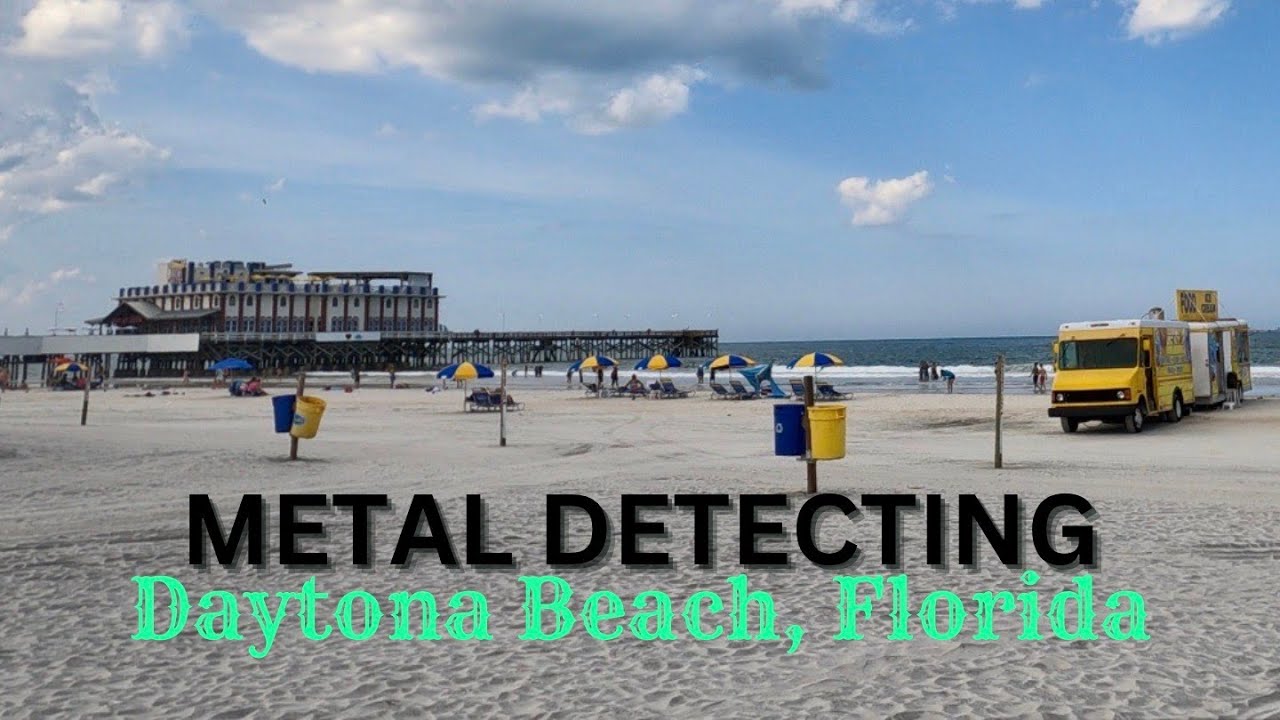 Beach Metal Detecting Daytona Beach YouTube