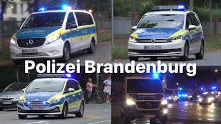 [6 Minuten voller Polizei🚓] Zusammenschnitt mehrerer Einsatzfahrten | Polizei Brandenburg |