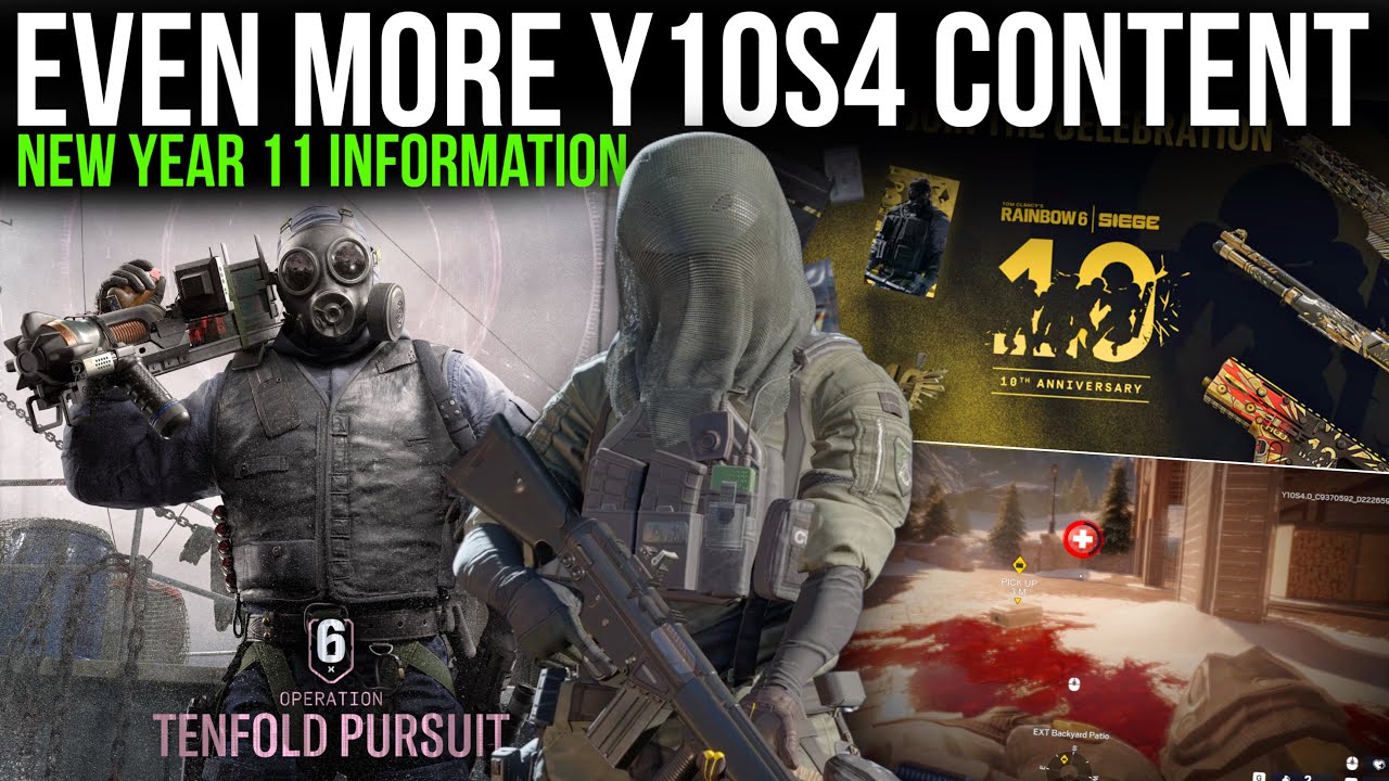 EVEN MORE CONTENT Coming in Y10S4 and Y11 of Rainbow Six Siege! - YouTube