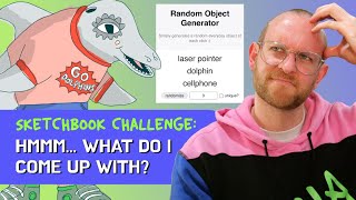 THIS WAS HARD! Using a Random Object Generator To Come Up With NEW Illustration Ideas