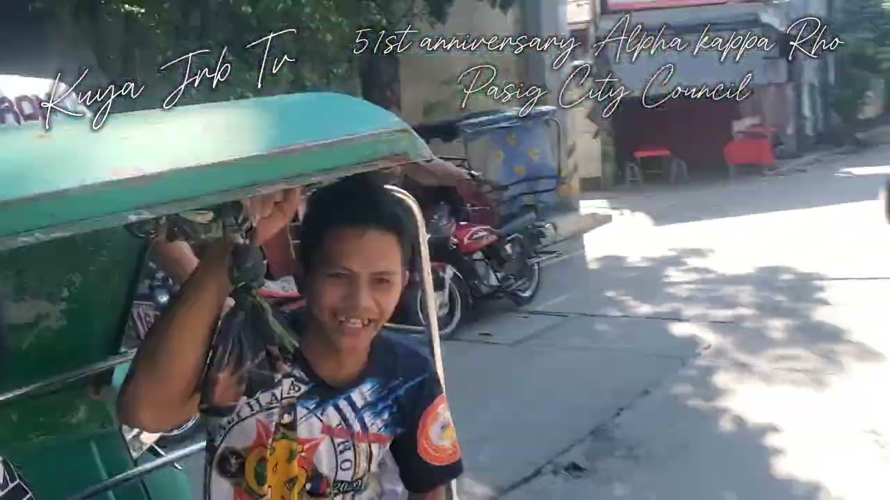 Alpha kappa Rho 51st anniversary Motorcade pasig city council #alphakapparho #anniversary