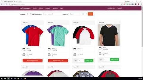 ASP.NET MVC E-commerce by Carlo Fontanos (Demo)