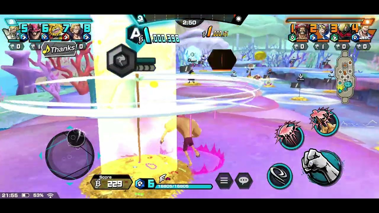 one piece bounty rush gameplay tony tony chopper Arm Point - YouTube