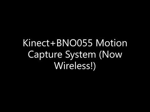 Kinect+BNO055 Motion Capture System (Now Wireless!)
