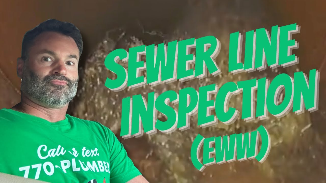 Sewer line inspection camera walkthrough explained by Atlanta plumber