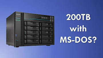 200 TB in MS-DOS? Accessing ASUSTOR NAS from 40 Year Old Operating System