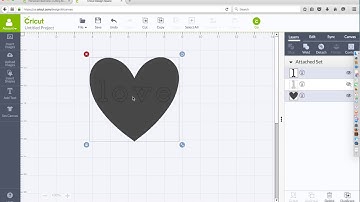 Cricut - CUT word out of a shape attach quick tutorial for beginners