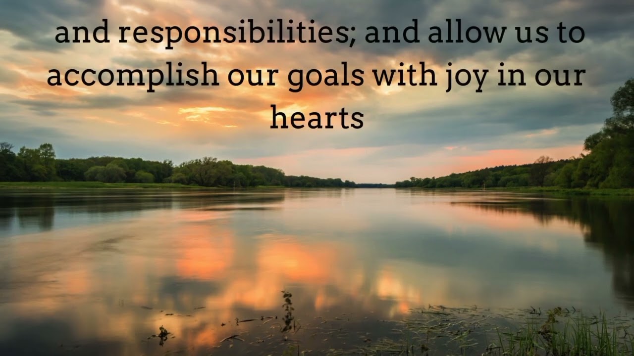 Вступительная молитва для SLAC, встреч, семинаров и тренингов | С закадровым голосом |