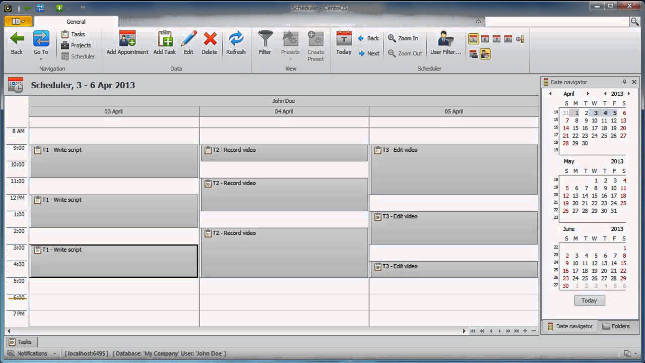 How to Split Tasks in CentriQS - YouTube