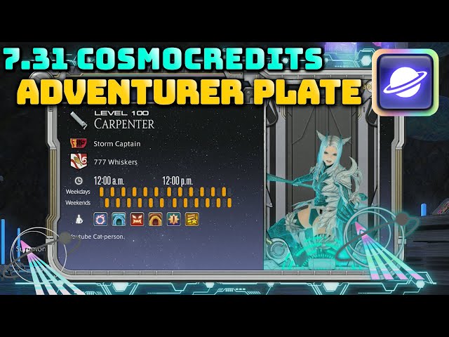 FFXIV: Cosmic Contructs Adventurer Plate - 6,000 Cosmocredits