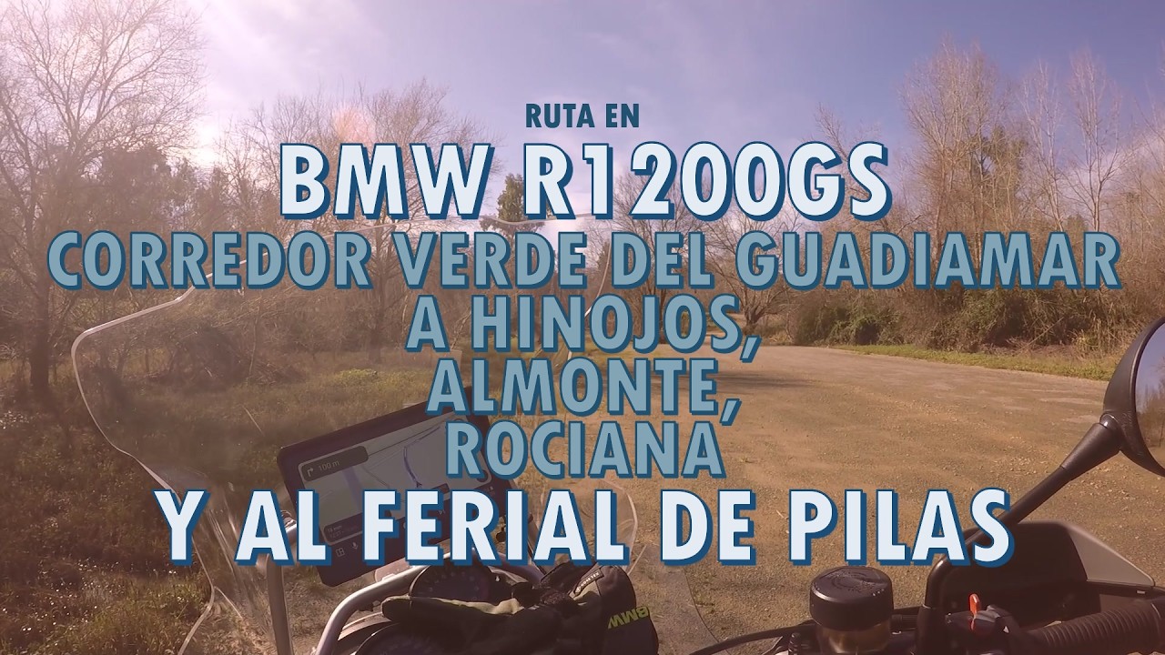 Ruta en BMW R1200GS – Corredor Verde del Guadiamar a Hinojos, Almonte, Rociana y al ferial de Pilas