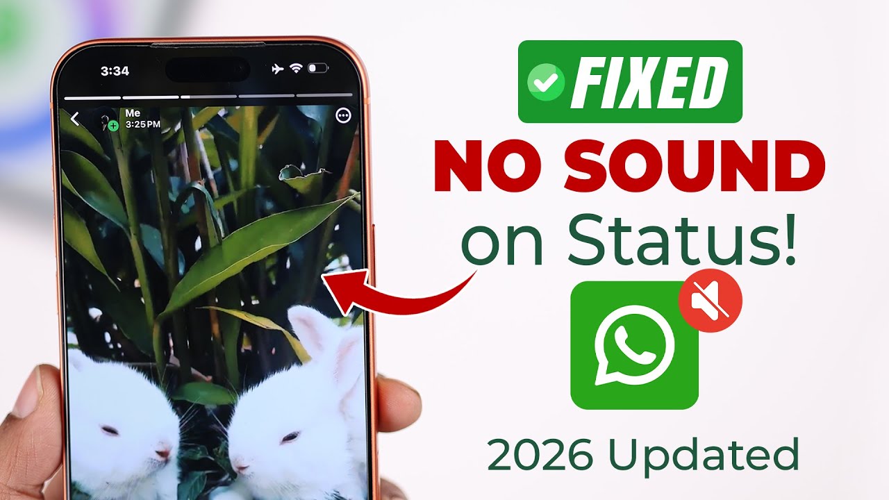 How to Fix NO SOUND on WhatsApp Video Status! [Audio Problem] - YouTube