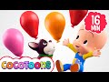 Learn colors with cuquins magic balloons  children songs and educationals  cocotoons