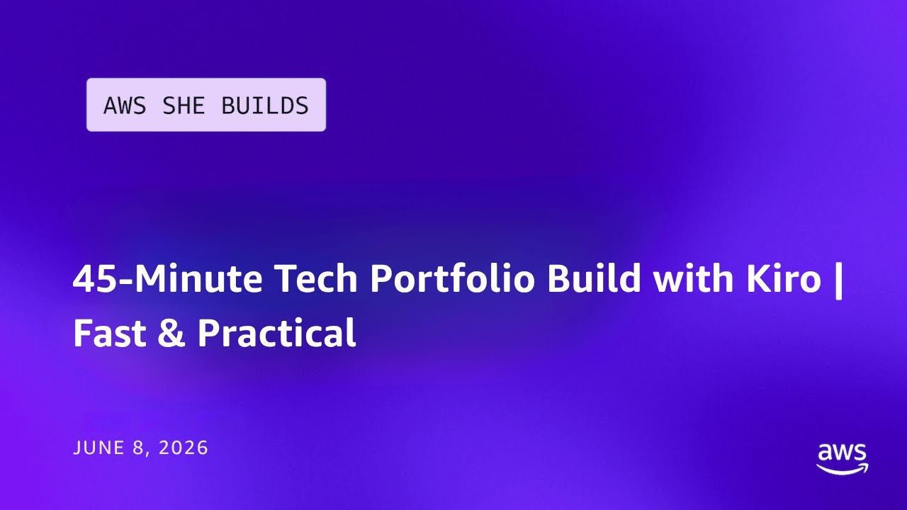 45-Minute Tech Portfolio Build with Kiro | Fast & Practical