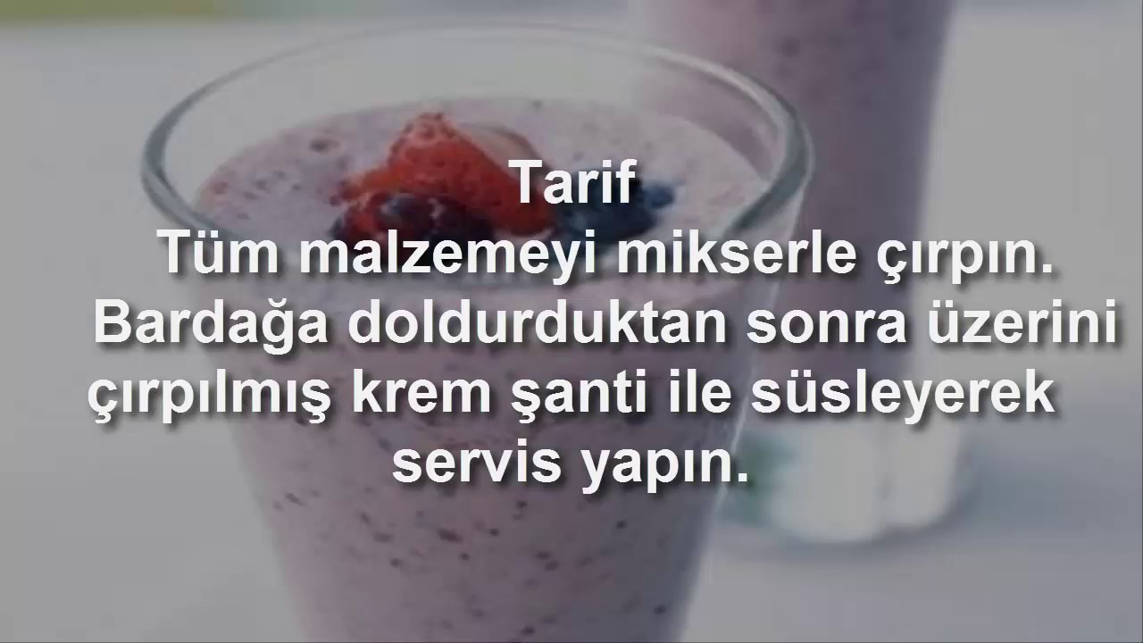 Böğürtlenli Shake Böğürtlenli Shake