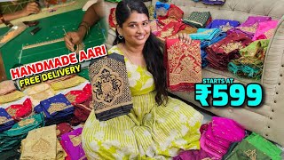 Celebrity ORIGINAL AARI blouse ₹599 ONLY🤯 #bridalblouse #wedding by How Hema 22,314 views 2 months ago 8 minutes, 36 seconds