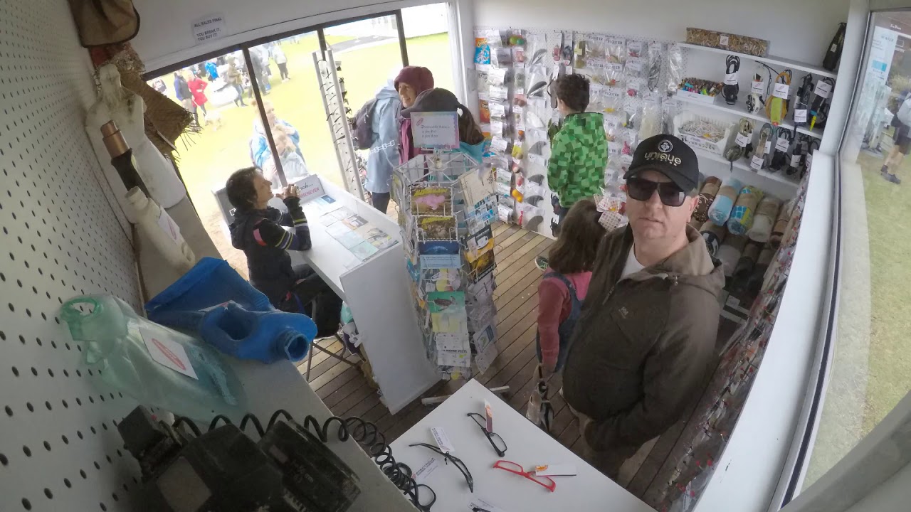 Timelapse footage of Marina Debris' artwork ‘Inconvenience Store’