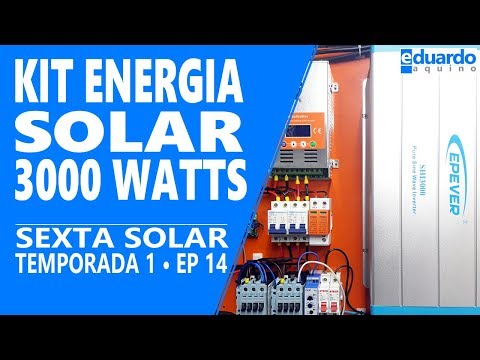 Gerador Energia Solar OffGrid | Inversor 3000watts EPVER | T6 • #152