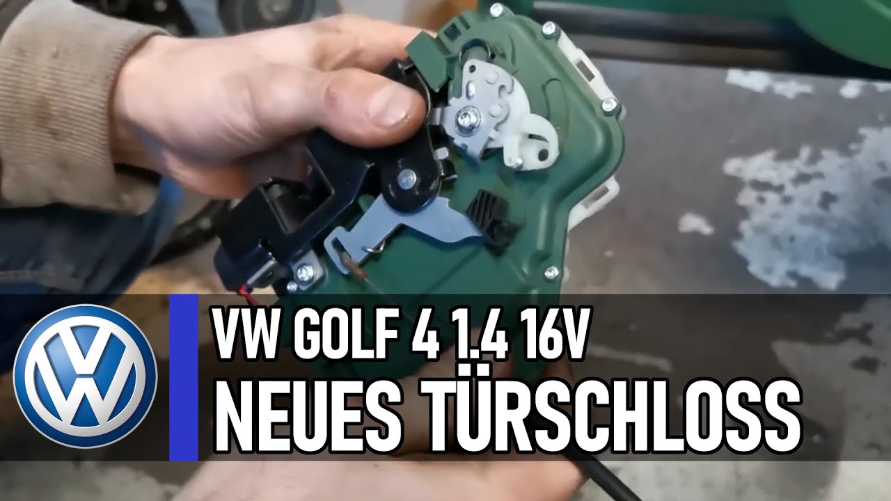 VW Golf 4 1.4 16V - Neues Türschloss einbauen - Anleitung zum selbst  machen! #diy #tutorial #cars 