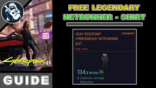 Get Early Free Netrunner Legendary Shirt in Cyberpunk 2077 Clothes Locations 31 - Heywood
