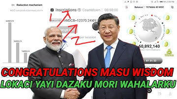 UPDATE UPDATE ME DADINJI AMMA GAMASU WISDOM WDC KUSAURARA HARKARSHE ZAKUJI DADI MARAS MISALI🌹🎉💃💃💃💃💃💃