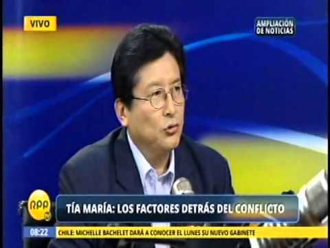 Viceministro de Minas Guillermo Shinno en RPPTV