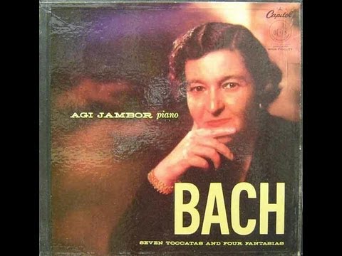 Agi Jambor plays Bach Toccata in G minor BWV 915