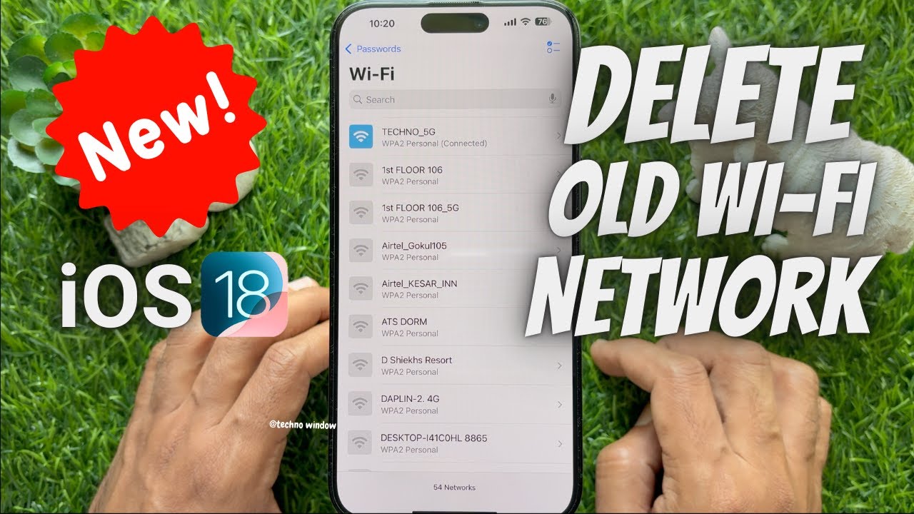 How To Delete A Wi Fi Network On Iphone Ios 18 Youtube