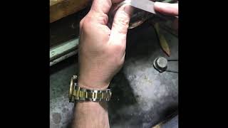 Repairing a Hollow 14kt gold Bangle