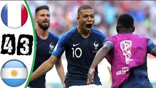 ملخص مباراة فرنسا و الارجنتين كأس العالم 2018 عصام الشوالي HD
