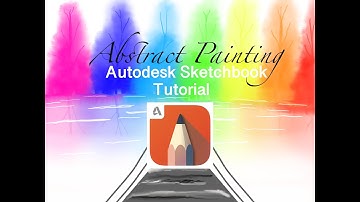 ipad | Autodesk Sketchbook Tutorial | Abstract Painting | ABR008