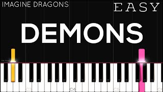 Imagine Dragons - Demons | EASY Piano Tutorial Resimi