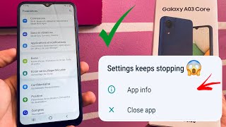 settings app not opening in samsung A03 core | how to fix setting not open in android screenshot 1